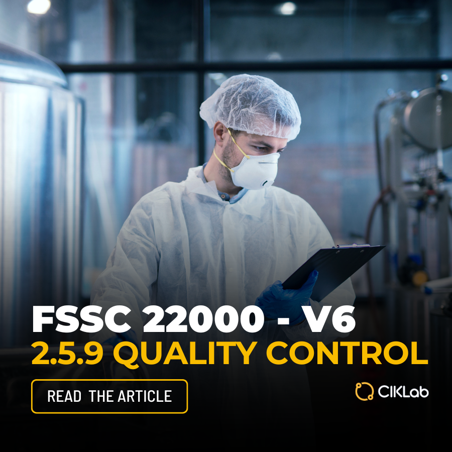 FSSC-22000-V6 - 2.5.9